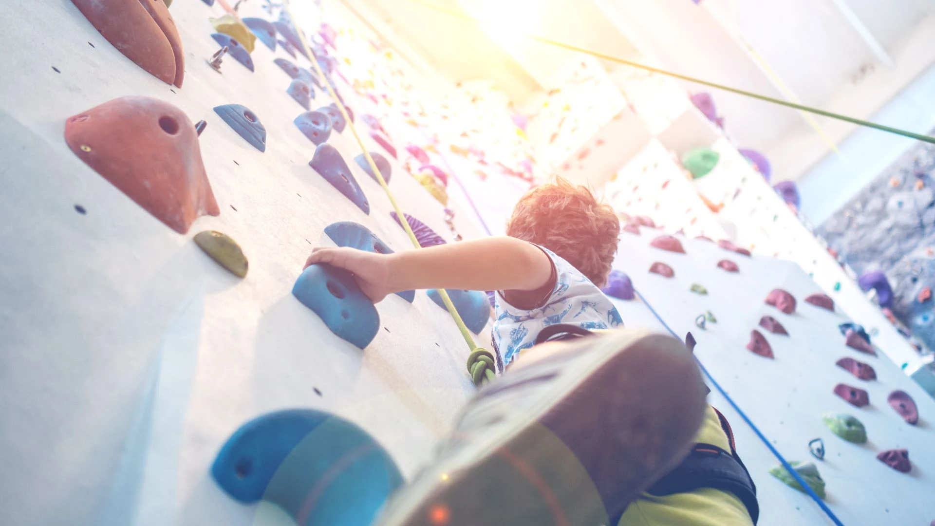 arrampicata sportiva ba,mbini