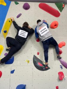 certificato in palestra di arrampicata