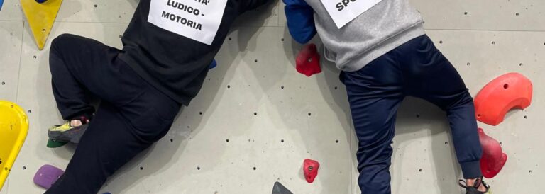 certificato in palestra di arrampicata